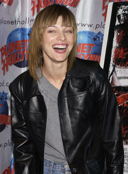 (image for) Milla Jovovich Leather Jacket