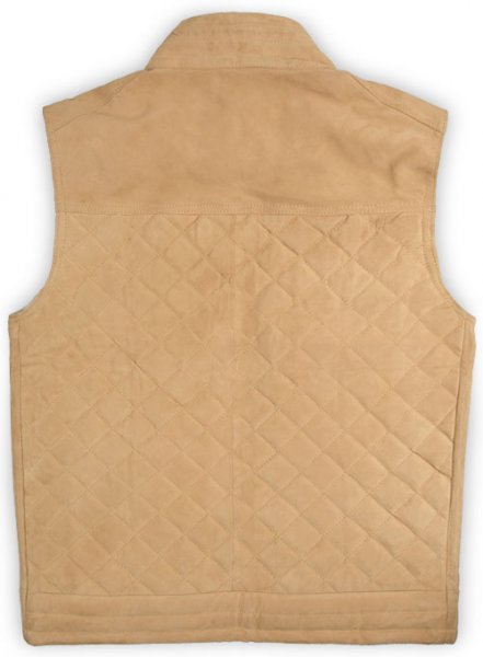 (image for) Latte Beige Suede Leather Vest # 324