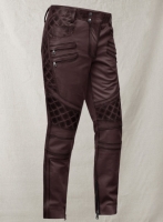 (image for) Outlaw Burnt Wine Leather Pants