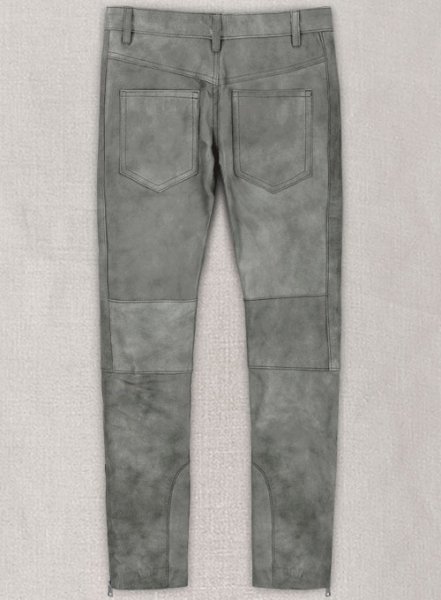 (image for) Harbor Gray Leather Biker Jeans #511