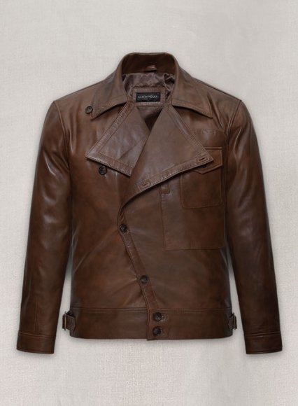 (image for) Leonardo DiCaprio The Aviator Leather Jacket