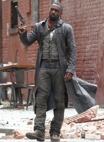 (image for) Idris Elba The Dark Tower Leather Long Coat