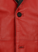 (image for) Red Hampton Leather Blazer