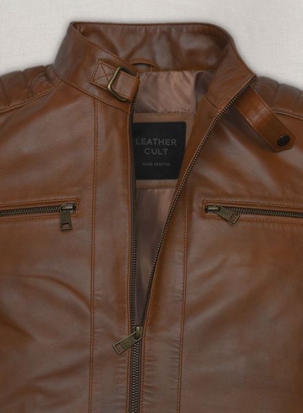 (image for) Spanish Brown Andrew Tate Leather Jacket