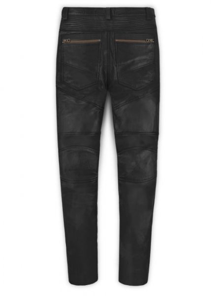 (image for) Leather Biker Jeans - Style # 512