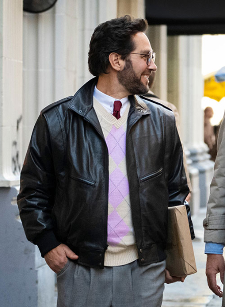 (image for) Paul Rudd The Shrink Next Door Leather Jacket