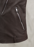 (image for) Beast Brown Biker Leather Jacket