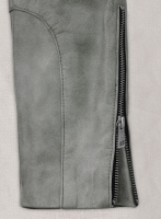 (image for) Harbor Gray Leather Biker Jeans #511