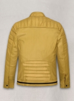 (image for) Yellow Andrew Tate Leather Jacket