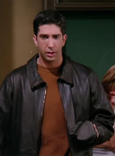 (image for) David Schwimmer Friends Season 2 Leather Jacket