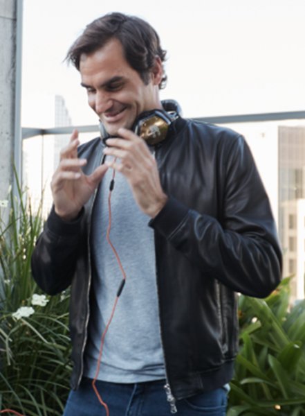 (image for) Roger Federer Leather Jacket # 1