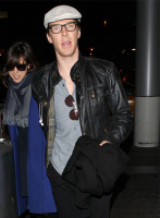 (image for) Benedict Cumberbatch Leather Jacket