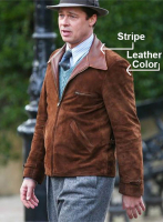 (image for) Brad Pitt Allied Leather Jacket