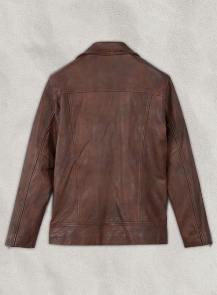 (image for) Dauntless Spanish Brown Biker Leather Jacket