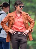 (image for) Tom Cruise American Made Leather Jacket