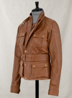 (image for) Log Cabin Brown Wax Leather Jacket #286