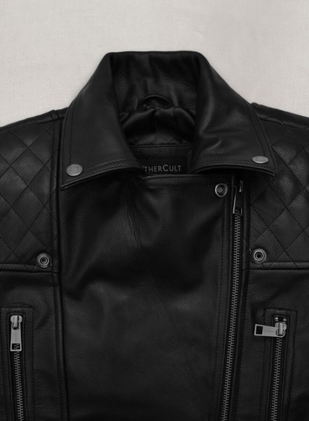 (image for) Salma Hayek The Hitman\'s Wife\'s Bodyguard Leather Jacket