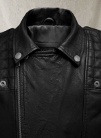 (image for) Ironwood Black Biker Leather Jacket