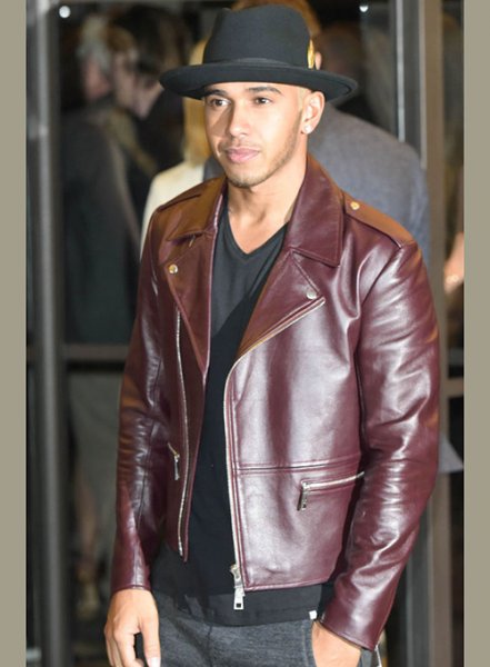 (image for) Lewis Hamilton Leather Jacket