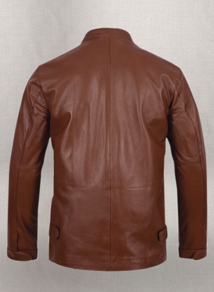 (image for) Tan Brown Minority Report Leather Jacket