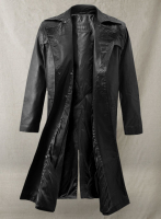 (image for) Javier Bardem Skyfall Leather Trench Coat