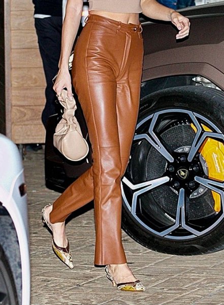 (image for) Kendall Jenner Leather Pants #2