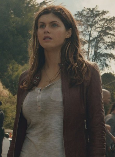 (image for) Alexandra Daddario San Andreas Leather Jacket