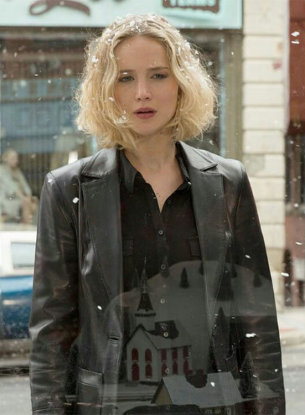 (image for) Jennifer Lawrence Joy Leather Blazer