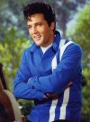 (image for) Elvis Presley Speedway Blue Leather Jacket