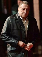 (image for) Robert de Niro The Irishman Leather Jacket