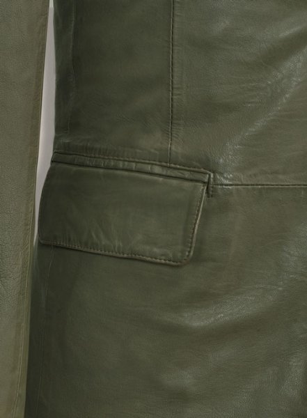 (image for) Pure Leather Basicallo Green Suit