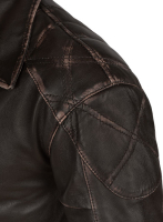 (image for) Rubbed Brown Will Smith I Robot Leather Trench Coat