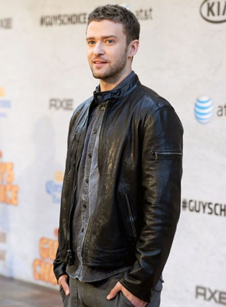 (image for) Justin Timberlake Guys Choice Awards Leather Jacket