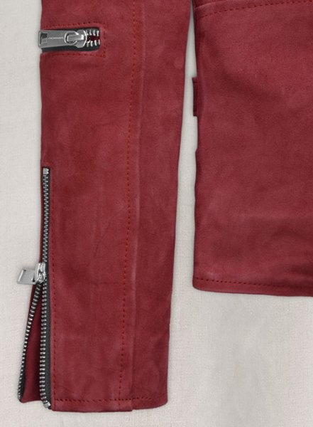 (image for) French Red Suede Leather Jacket # 903