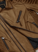 (image for) Charles Burnt Tan Leather Jacket