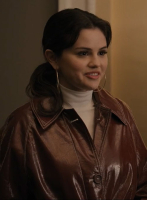 (image for) Selena Gomez Only Murders in the Building Leather Long Coat