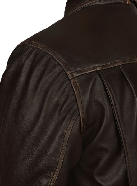 (image for) Rubbed Brown Taylor Lautner The Twilight Saga Leather Jacket