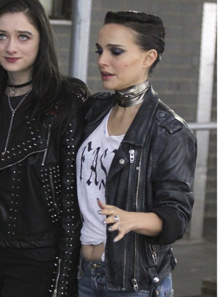 (image for) Natalie Portman Vox Lux Leather Jacket #1