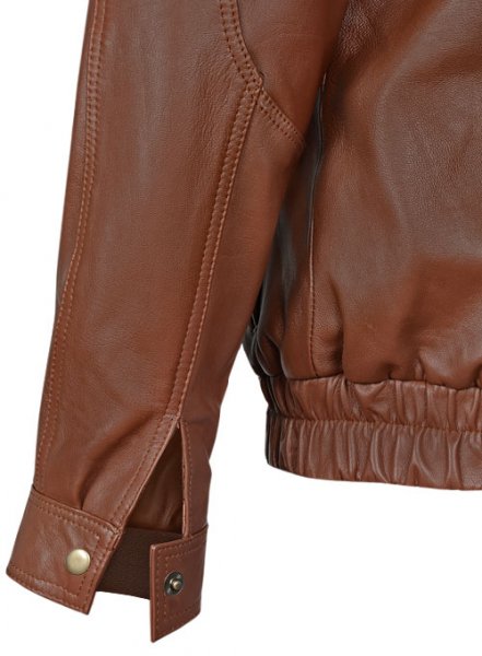 (image for) Aviator Bomber Leather Jacket