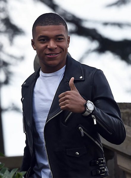 (image for) Kylian Mbappe Leather Jacket