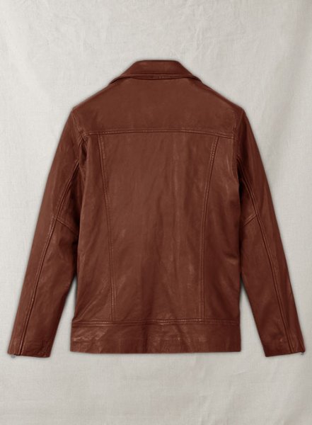 (image for) Dauntless Tan Biker Leather Jacket