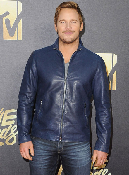 (image for) Chris Pratt Leather Jacket #4