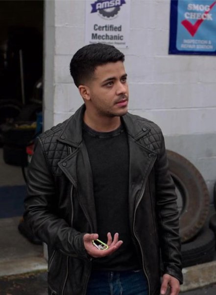 (image for) Christian Navarro 13 Reasons Why Leather Jacket