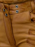 (image for) Carrier Burnt Mustard Leather Pants