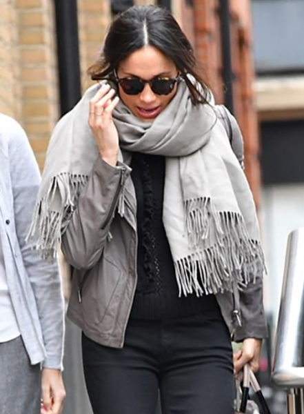 (image for) Meghan Markle Leather Jacket #1