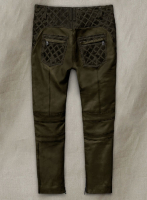 (image for) Outlaw Burnt Olive Leather Pants