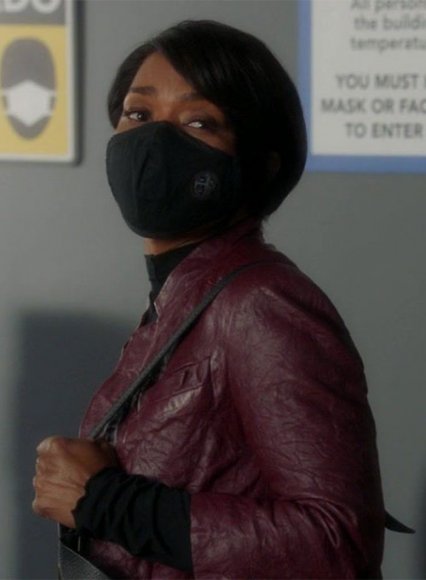 (image for) Angela Bassett 9-1-1 Leather Jacket