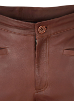 (image for) Soft Fermented Burgundy Zoey Leather Pants