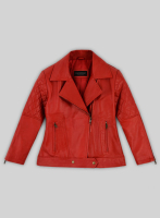 (image for) Red Katy Perry Leather Jacket