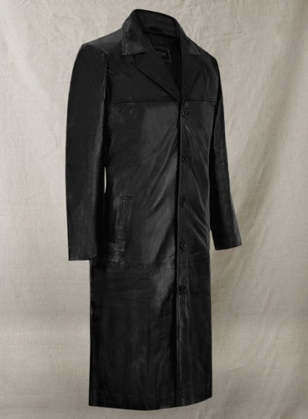 (image for) Al Pacino Insomnia Leather Trench Coat